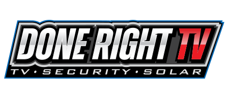 Done Right TV - TV, Security, Solar - sponsor logo
